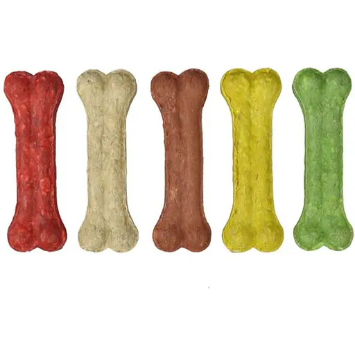 Лакомство для собак TatraPet Munchy цветные косточки 7.5 см 20 г 