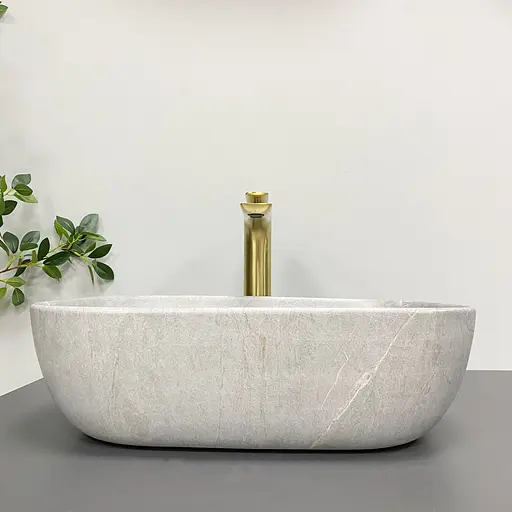 Умивальник VBI Ravenna grey stone matt накладний VBI-011216, Сірий - фото 3