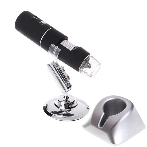 Wifi мікроскоп цифровий акумуляторний з 1000х кратним збільшенням KKMOON BW-1000, із записом фото / відео на смартфон (100678)