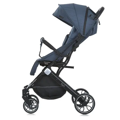 Детская прогулочная коляска-книга Bambi M 5727 Flash Blue Голубая - фото 2