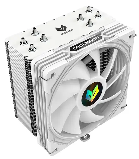 Кулер для процессора Coolmoon Aosor AS400 WHITE (AS400 WHITE) - фото 3
