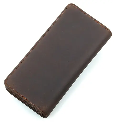 Мужской кожаный кошелек Vintage 9х19 см acs0016065 - фото 2