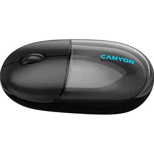 Миша Canyon OnClick 24 BT/ Wireless Transparent/Black (CNS-CMSW24B) - фото 3