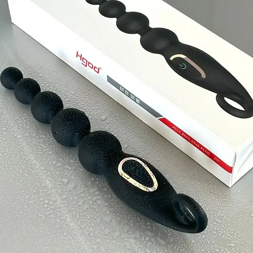 Анальна пробка стимулятор віброкулька, масажер простати - фото 1