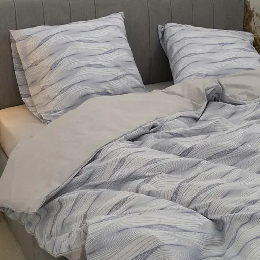 Комплект постільної білизни Viluta євро ранфорс 24268 100% бавовна - фото 4