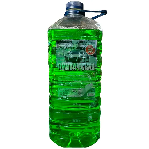 Омивач скла зимовий AutoMaster (-20) бензал зелений 3 л
