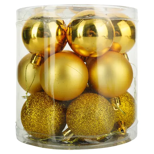 Набір куль пластикових в асортименті 5 см 15 шт (675300) - фото 10