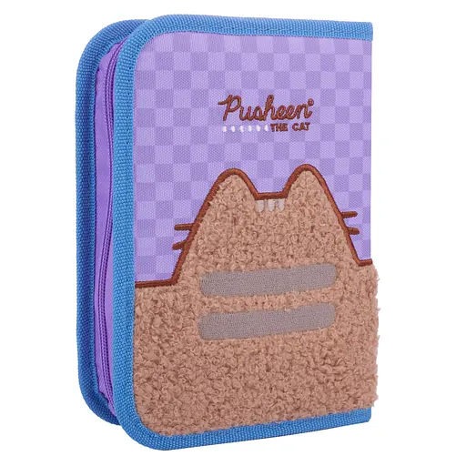Школьный пенал твердый одинарный с клапаном Yes Pusheen Playful HP-03 - фото 2