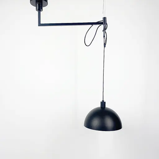 Світильник з поворотним механізмом Genova Line F J205-350 BK - фото 6