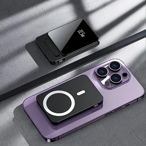 Портативное ЗУ Power Bank JJT-A77 PD20W+QC 22.5W с БЗП 10000 mAh Black - фото 2