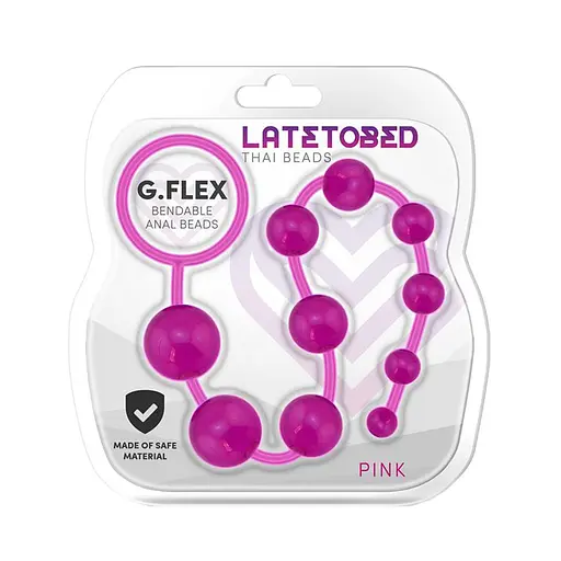 Анальний ланцюжок Latetobed G.Flex 30 см (рожевий) - фото 3