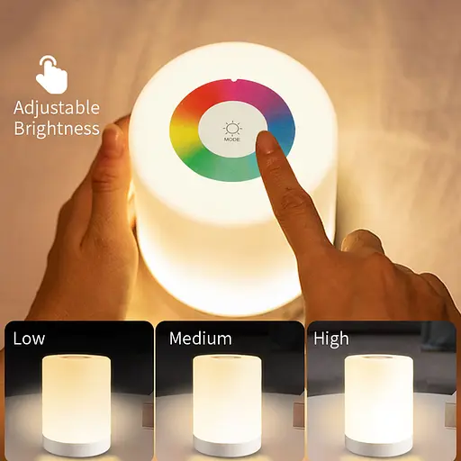 Настольный светильник Brille с аккумулятором TE-061 RGB+3000K, USB - фото 5