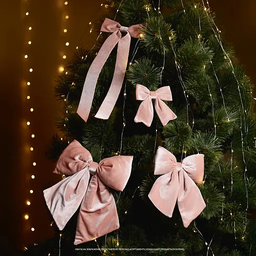 Прикраса декоративна Yes! Fun Бант 24x18 см пудрова (975080) - фото 7