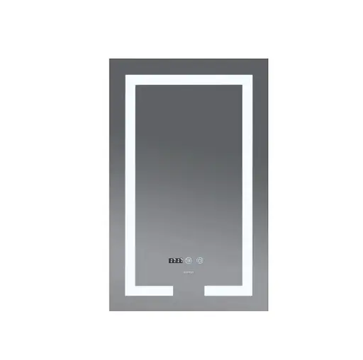 Зеркало Mixxus Hard MR06-50x80 (часы, LED-подсветка, антизапотевание) (MI6011) - фото 5