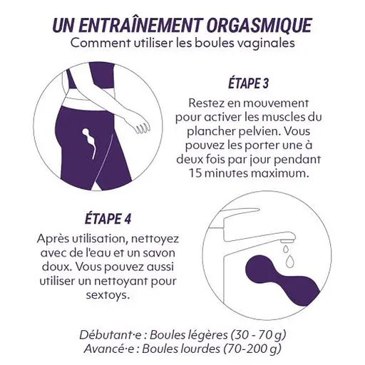 Набір вагінальних кульок Svakom Nova Ball, 3 шт., рожевий - фото 6