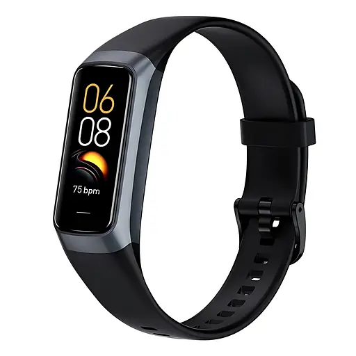 Фітнес-браслет Lemfo C60 з AMOLED-дисплеєм та пульсоксиметром (Чорний)
