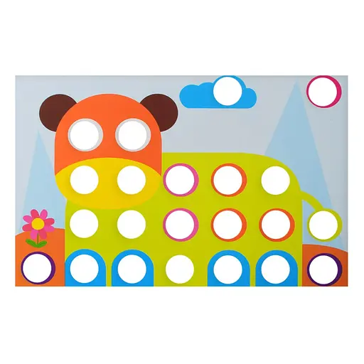 Детская мозаика с крупными деталями 669, 9 картинок - фото 8