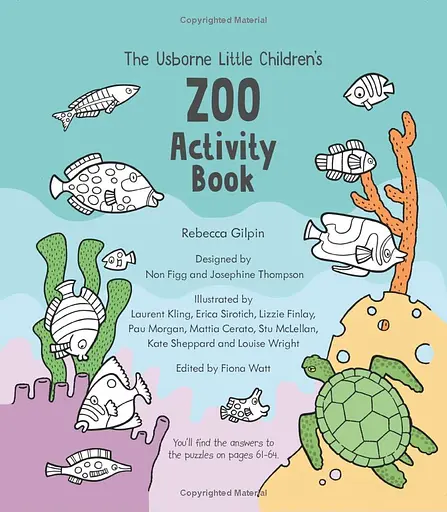 Little Children's Zoo Activity Book