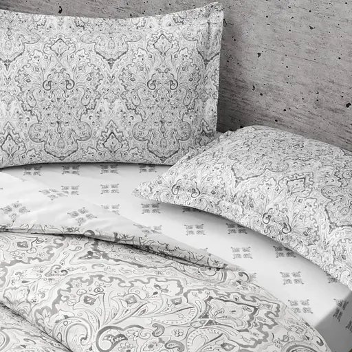 Постельное белье Cassandra Grey Сатин Tac pbe0051659 - фото 3