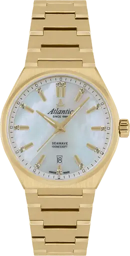 Часы Atlantic Seawave 35mm Yellow Gold 39365.45.01