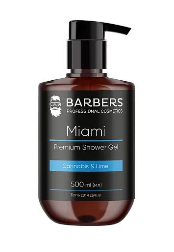 Гель для душу Miami Barbers 500 мл - фото 1