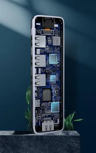 Конвертер адаптер Ugreen CM285 Usb-C Hub to 3 Usb 3.0 + HDMI хаб преобразователь - фото 5