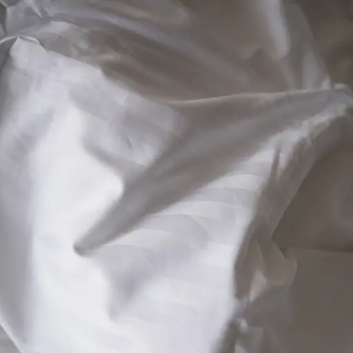 Комплект постельного белый страйп сатин 100 % хлопок белья White - двуспальный - фото 2