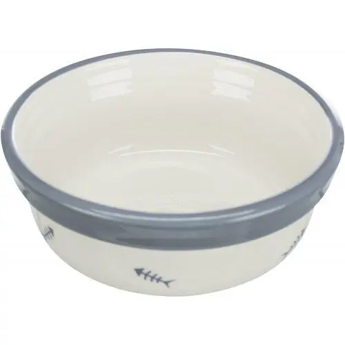 Миска Trixie Eat on Feet для котів подвійна на металевій підставці керамічна 12 см 2х300 мл - фото 3