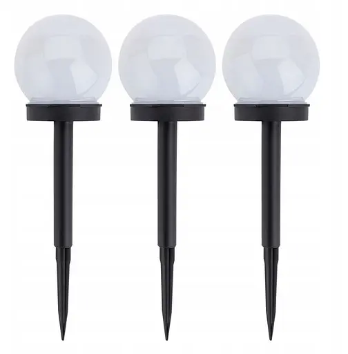 Світильник OldBro автономний шар садовий на сонячній батареї IP54 білий 3 шт - фото 9