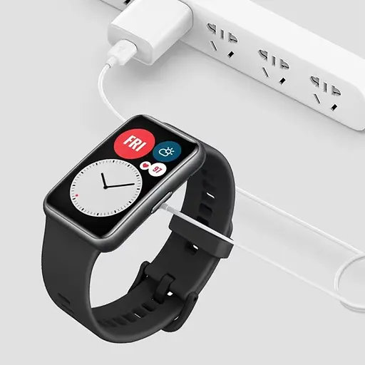 Зарядний пристрій Amazfeel для фітнес-браслета Huawei band 9, 8, 7, 6, 6Pro (Type-C - вхід) білий - фото 10