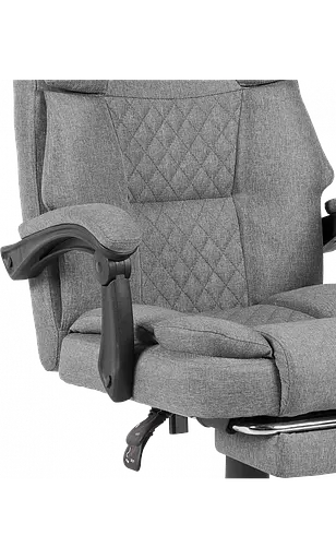 Офісне крісло GT Racer (B-2514 Fabric Dark Gray) - фото 5
