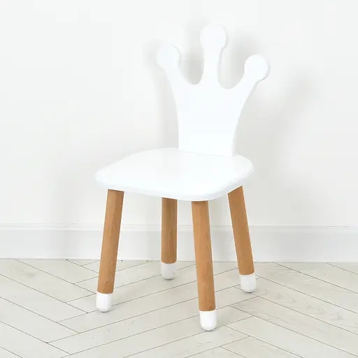 Детский столик Bambi Корона 06-025W-SQUARE для творчества со стульчиком 60х60 см - фото 3