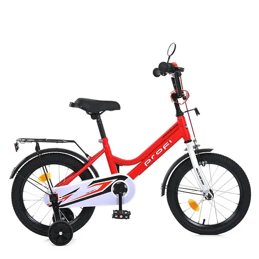 Велосипед дитячий MB 18031-1, 18 дюймів, червоно-білий - фото 4
