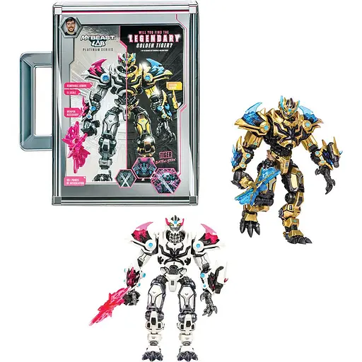 Фігурка MrBeast Lab Тигр платиновий (124528) - фото 5