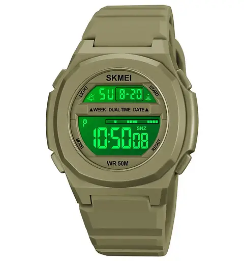 Годинник чоловічий спортивний Skmei 1821 (Хакі) - фото 2