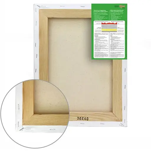 Подрамник Rosa Gallery 90×130 см модуль №1 мелкое зерно акрил хлопок