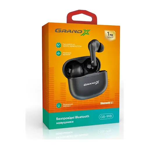 Навушники Grand-X GB-99B Black (GB-99B) - фото 7