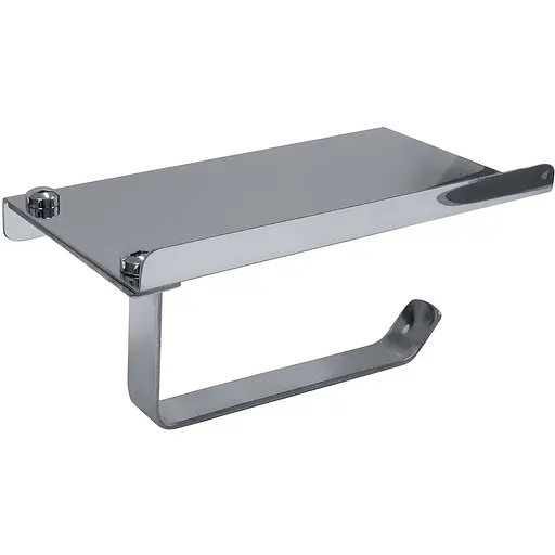 Держатель для туалетной бумаги Bemeta Hotel с полочкой 153312132 Хром - фото 1