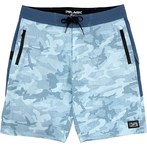 Шорти Pelagic Ocean Master Camo Fishing Shorts 30 Slate Fish Camo - фото 1