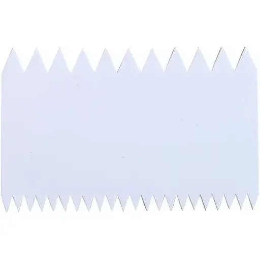 Скребок кондитерский Empire двухсторонний зубчатый Альфа 14 х 8.5 см 8115