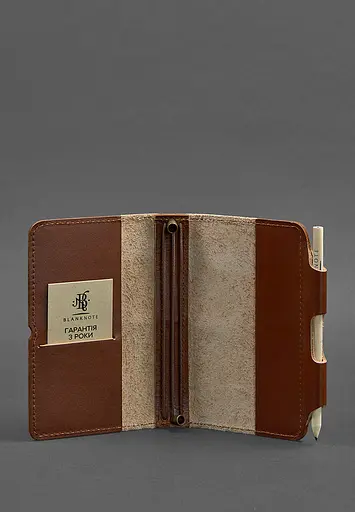 Шкіряний блокнот (Софт-бук) 3.0 світло-коричневий - фото 4