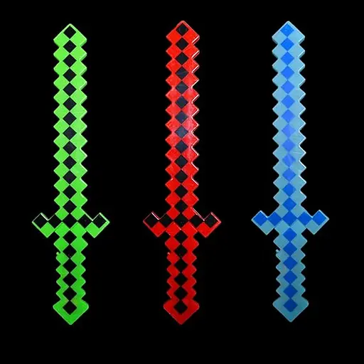 Меч со светом Майнкрафт, C28414, 62 см (в ассортименте) - фото 2