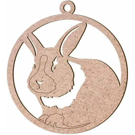 Заготівка Rosa Talent Кролик No1 8х9 см 5 шт ДВП