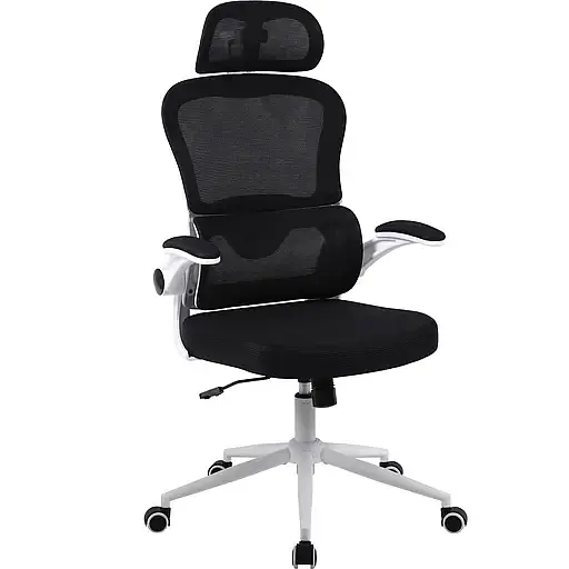 Офисное кресло GT Racer B-5880 White/Black - фото 1