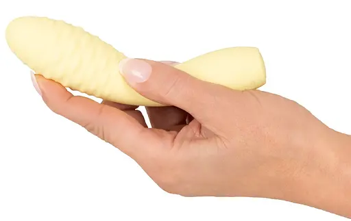 Міні-вібратор Cuties Mini Vibrator 14.2 см жовтий - фото 4
