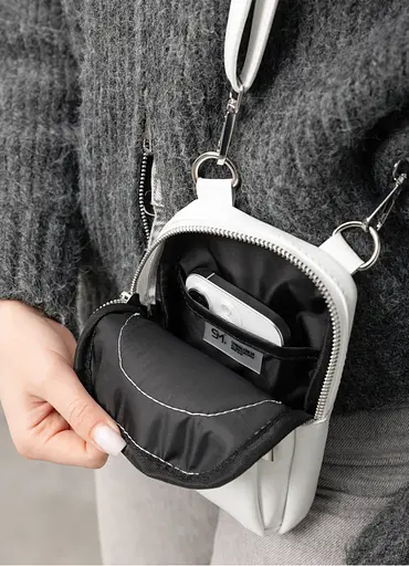 Женская сумка Sambag Modena белая 19 х 11 х 3 см (96193008) - фото 7