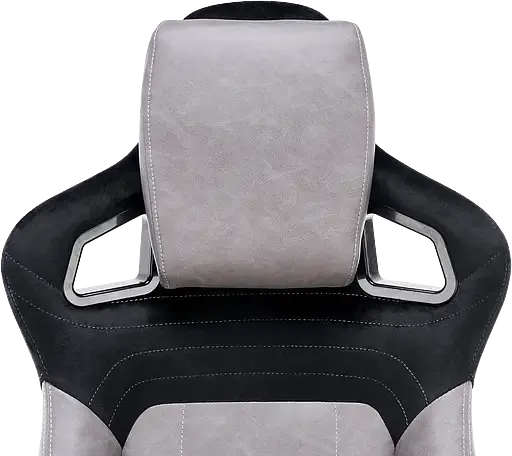 Геймерське крісло GT Racer чорне із сірим (X-2420 Black/Gray) - фото 9