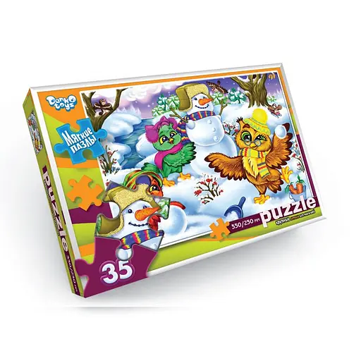 Пазли м’які Danko Toys, 35 елементів, S35-09 (В асортименті)