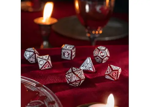 Набор кубиков Bloodsucker Dice Set: Scarlet , 7 шт. (SBSU02) - фото 4