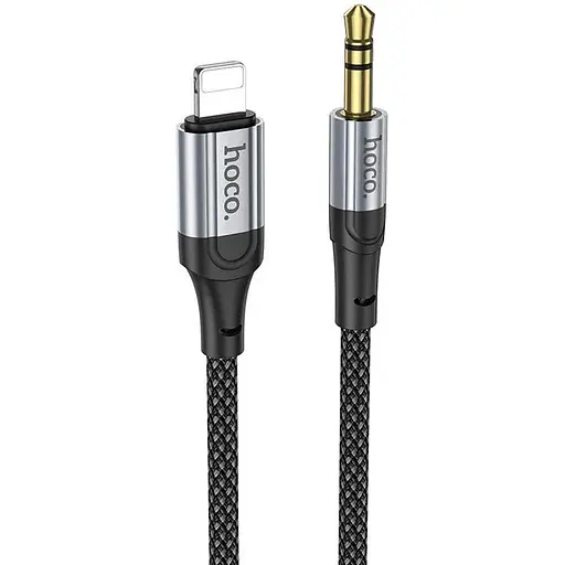 Кабель Hoco UPA26 Fresh digital audio conversion cable iP Чорний